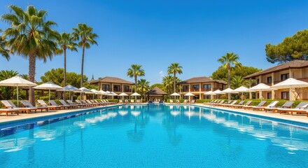 swimming pool in hotel