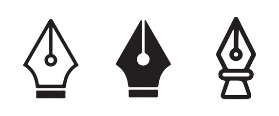 Creative Logo Design with Pen Nib Vector
