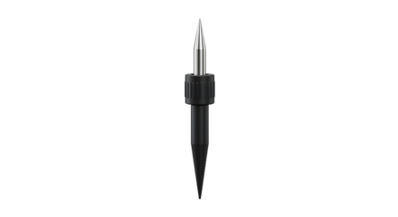 Stylish Black Plastic Car Tire Pressure Sensor Valve Stem with Metal Tip