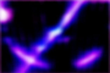 Light leak overlay. Pink purple blurry light on a black background. Flare effect. Defocused Blur. Perfect overlay texture for photo edits or modern design projects.