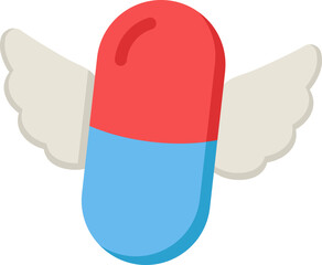 Cure Supplement Flat Icon