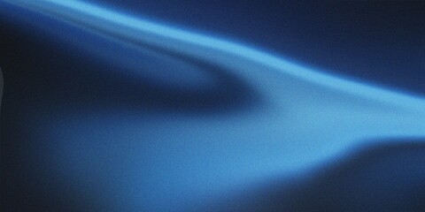 Smooth Blue Gradient with a Bright Light Streak and Grain abstract background