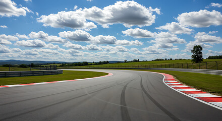 tennis court in the stadium