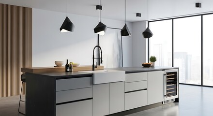 Modern Kitchen Island Design.