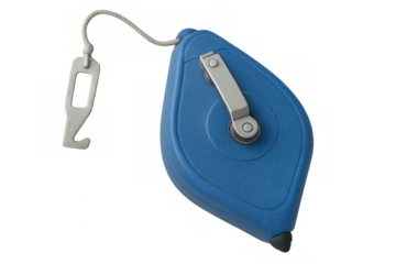 Blue chalk line marking tool with reel