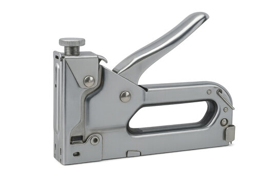 Metallic staple gun tool for construction and diy work