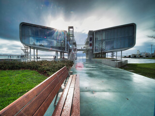 Centro Botín in Santander, Spain - The iconic and modern architecture of the Botín Centre with...