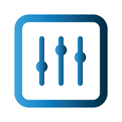 Multimedia button icon design template