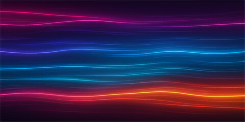 Bright and colourful abstract background with flowing purple and blue lines, waves, and a cloudy texture