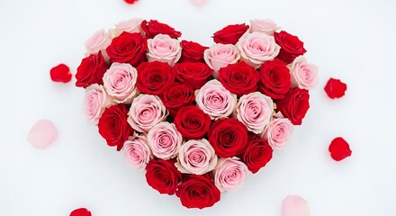 Beautiful Heart Shaped Rose Arrangement.