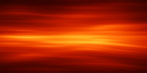 Abstract background with clouds at sunset, a beautiful landscape of red and orange hues © Rupa