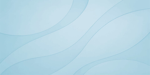 Abstract blue wave background with smooth flowing lines and a modern curved design