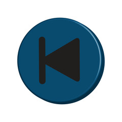 Multimedia button icon design template