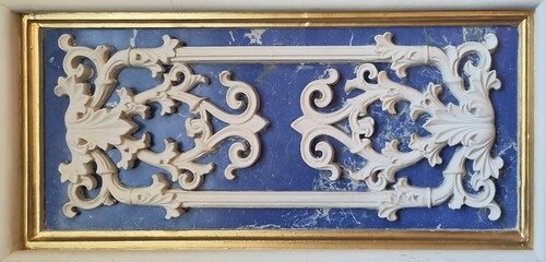 Detail of old European building 