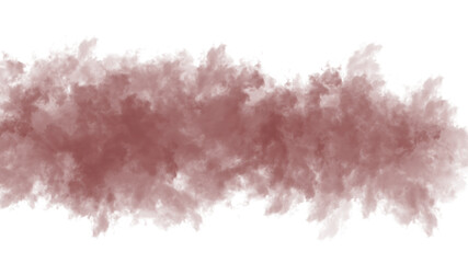 Dusty Rose Colored Ribbon Shape with Textured Edges on Black graphic design isolated on a transparent background