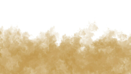 Jagged Beige Abstract Shape with Rough Edge texture isolated on a transparent background