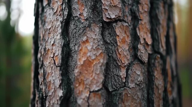 Close Up of Pine Tree Bark Texture.