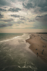 beach in the morning