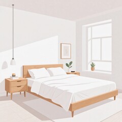 Fototapeta premium modern bedroom interior