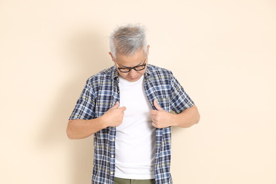 50s Senior Asian Man Portrait