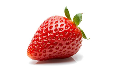strawberry on white background