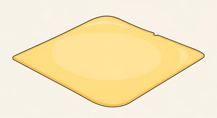 Yellow Diamond Shaped Sign.