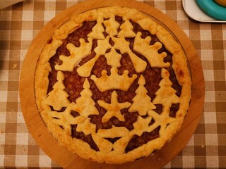 Homemade Christmas Apple Pie