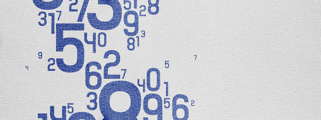 abstract background with numbers	