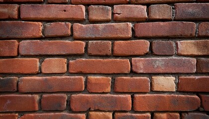 Obraz premium worn aged brick like surface on rough grungy background seamless pattern background tile