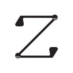 This logo is a combination of the letter Z and golf. Simple, minimalist and futuristic.