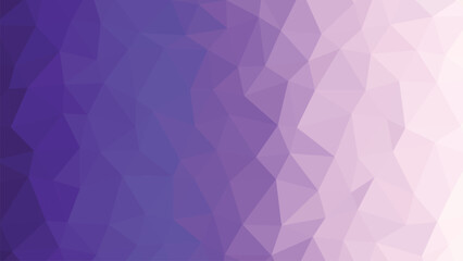 Abstract purple low poly background with gradient.