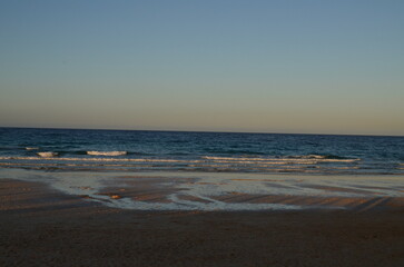 beautiful view of the nature reserve by the ocean