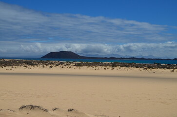 beautiful view of the nature reserve by the ocean