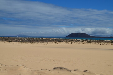 beautiful view of the nature reserve by the ocean