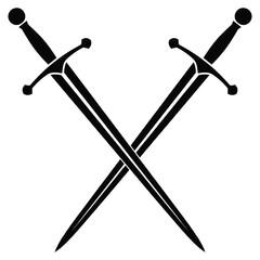 two crossed swords