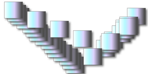 business graph with arrow