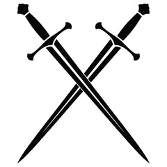 two crossed swords