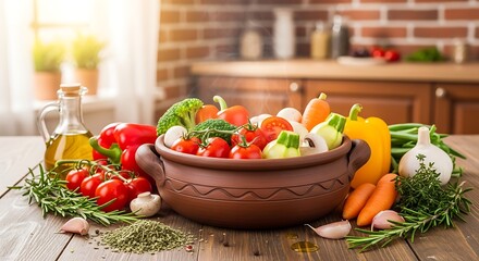 Fresh garden vegetables platter healthy eating delicious ingredients prepared for meal preparation.