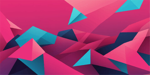 Colorful abstract geometric background vector illustration pattern with triangle shapes for design, wallpaper, or web template