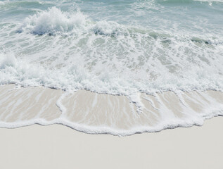 Fototapeta premium Peaceful Waters and Open Sky at Beach