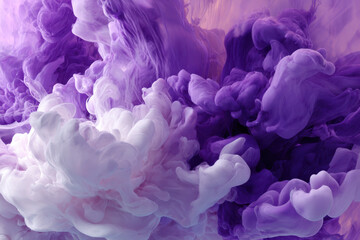 Purple liquid splash ethereal texture