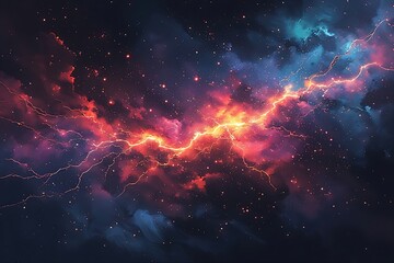 virtual fractal realms space nebula 