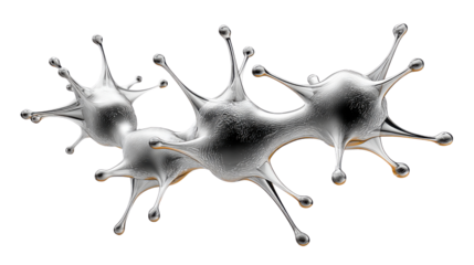 Abstract Futuristic Design: A captivating futuristic design that resembles an artistic metallic structure on a plain backdrop, evoking a sense of innovative creativity and technological advancement.