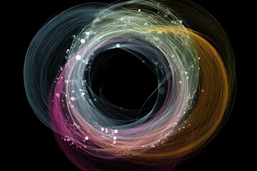 Abstract swirl makes you feel calm and meditative