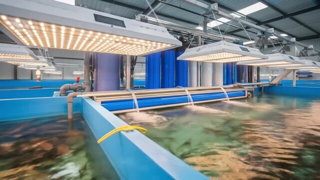 Indoor Aquaculture Thriving Fish Farming Setup