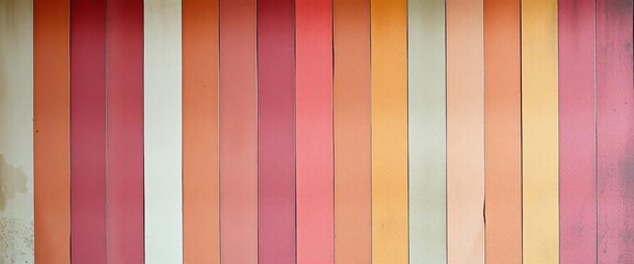 Faded, vertical stripes on textured, aged surface; muted colors,  blue,  distressed
