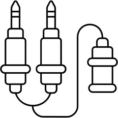 Obraz premium Music Cable Icon