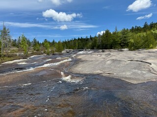 Blueberry ledges in Baxter State Park, Maine
