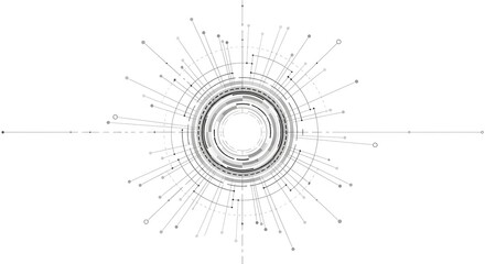 Futuristic technology circular network design