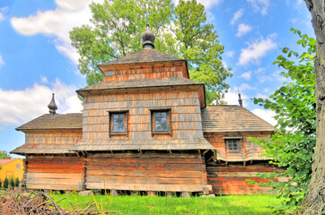 Church of St. Demetrius the Martyr in Łukawiec – a historic wooden Greek Catholic church from 1701, located in the town of Łukawiec.